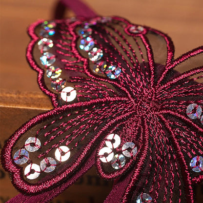 Hilo con Perlas Estimulantes | Entrepierna Descubierta | 7 Colores | Mariposa | Talla Única | CL-HI-16