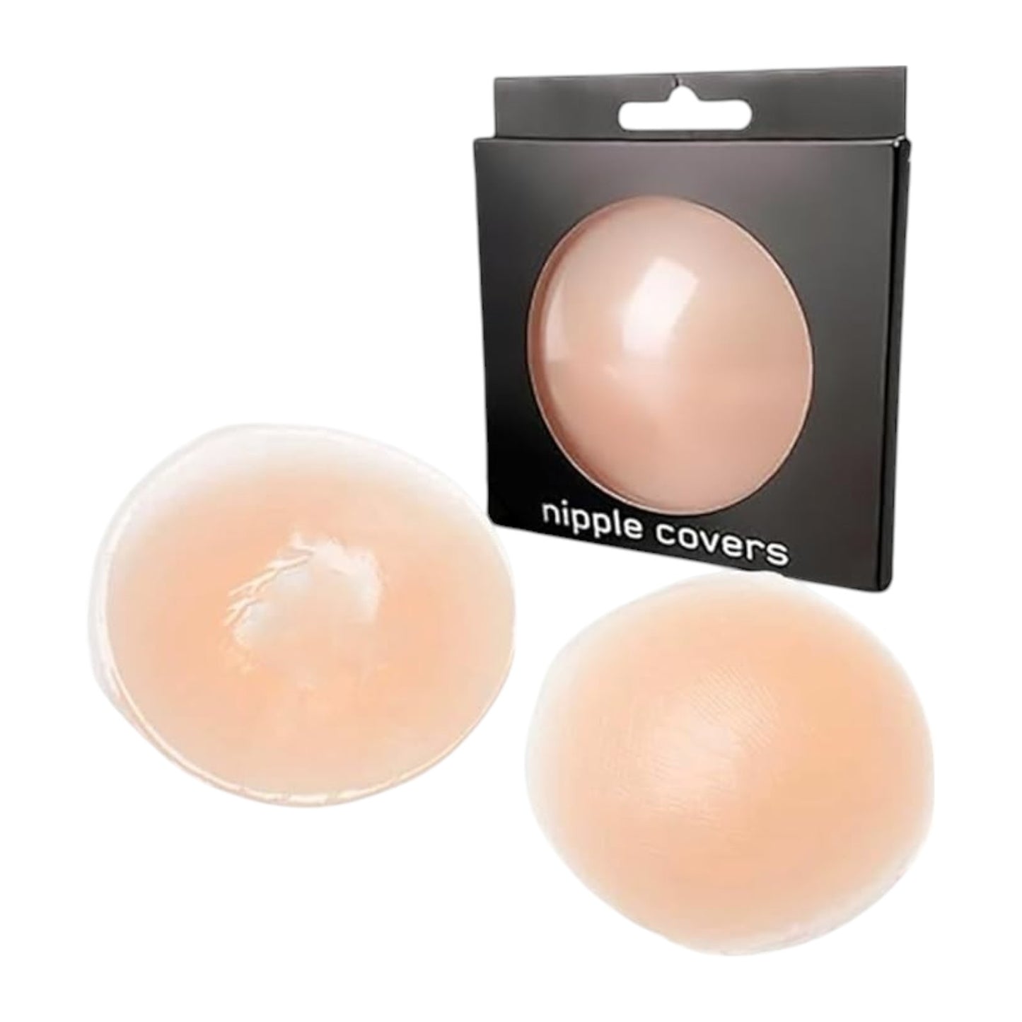 Parches para Pezones Reutilizables | Redondo | Piel | Silicona | 6cm | CL-PE-05