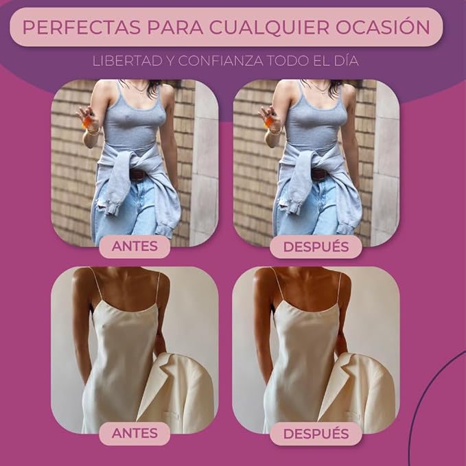 Parches para Pezones Reutilizables | Redondo | Piel | Silicona | 6cm | CL-PE-05