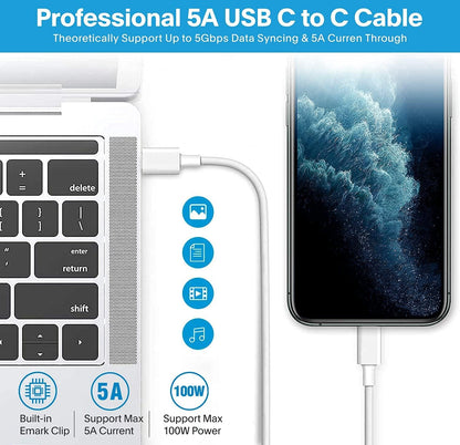 Cargador MX0J2AM/A USB-C para MacBook | 96W | 1.8m | CLA-CAR-04