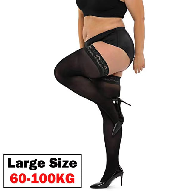 Pantimedias | Talla Plus | Negro / Piel / Blanco | CLP-PA-01