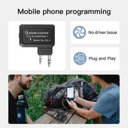 Adaptador Bluetooth TD-BL-1 para Programación de Radios de Comunicación | Conector Kenwood | CRC-CAB-15