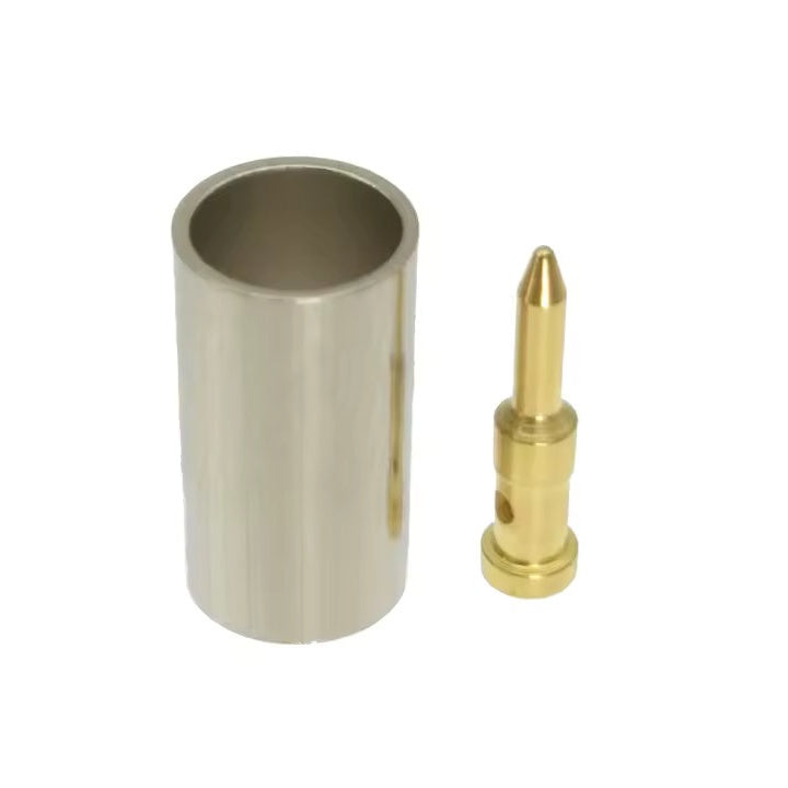 Terminal / Conector TNC Macho de Anillo Plegable para Ensamblar en Cable RG58, RG142, LMR195, RG400 | CRC-TER-08