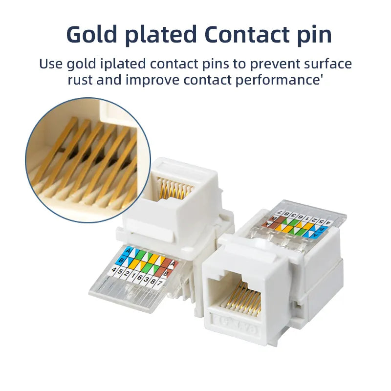 Conector Keystone RJ45 | No Necesita Herramienta | Cat6 | CRE-CON Conector Keystone RJ45 | No Necesita Herramienta | Cat6 | CRE-CON
