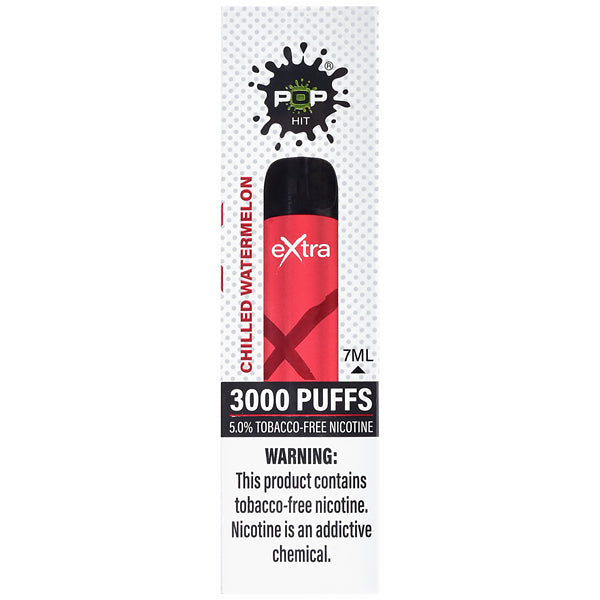Vaporizador Desechable POP Extra | 3000 Puffs | Chilled Watermelon | 5% Tabaco | CSM-VAP-02