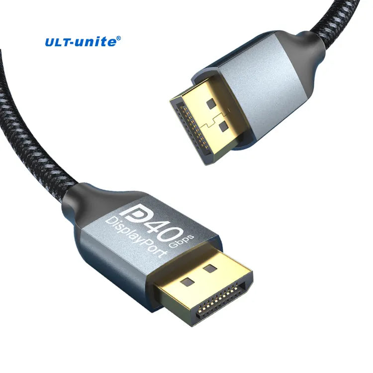 Cable DisplayPort 2.1 | ULT-unite | 4K / 240Hz | 2 metros | 40Gbps | CTE-CAB-13