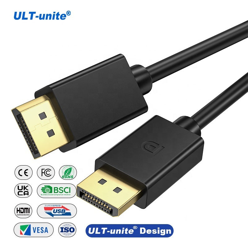 Cable DisplayPort 1.4 | ULT-unite | 4K / 165Hz | 1m / 2m | CTE-CAB-18