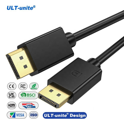 Cable DisplayPort 1.4 | ULT-unite | 4K / 165Hz | 1m / 2m | CTE-CAB-18
