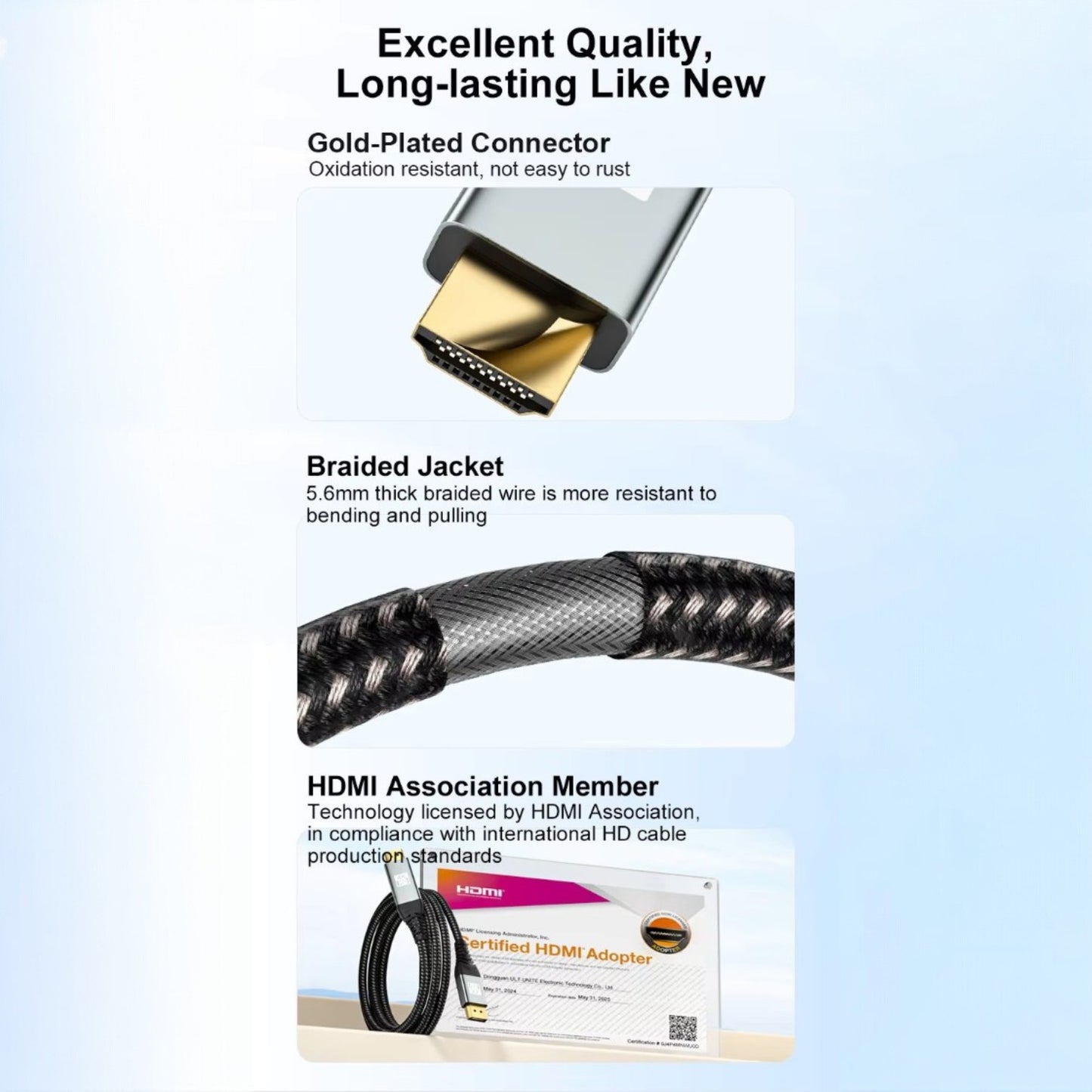 Cable DisplayPort - HDMI | ULT-unite | 4K / 30Hz | 2 Metros | VMM6100 | CTE-CAB-19