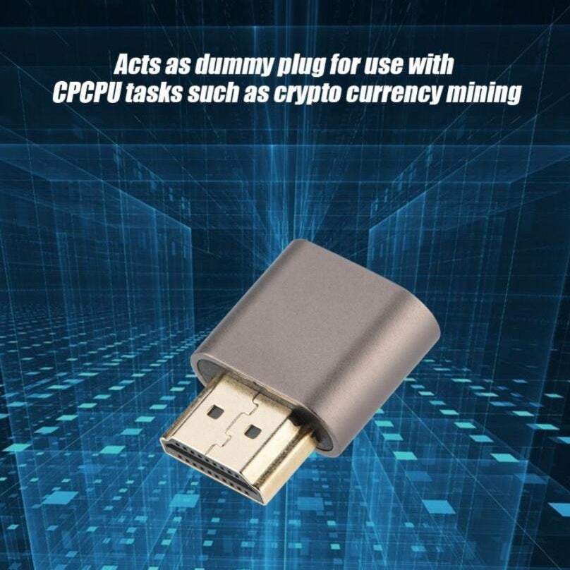 HDMI Dummy / Carga Fantasma | 4K | Plug and Play | 4 Colores | CTE-HDU-01