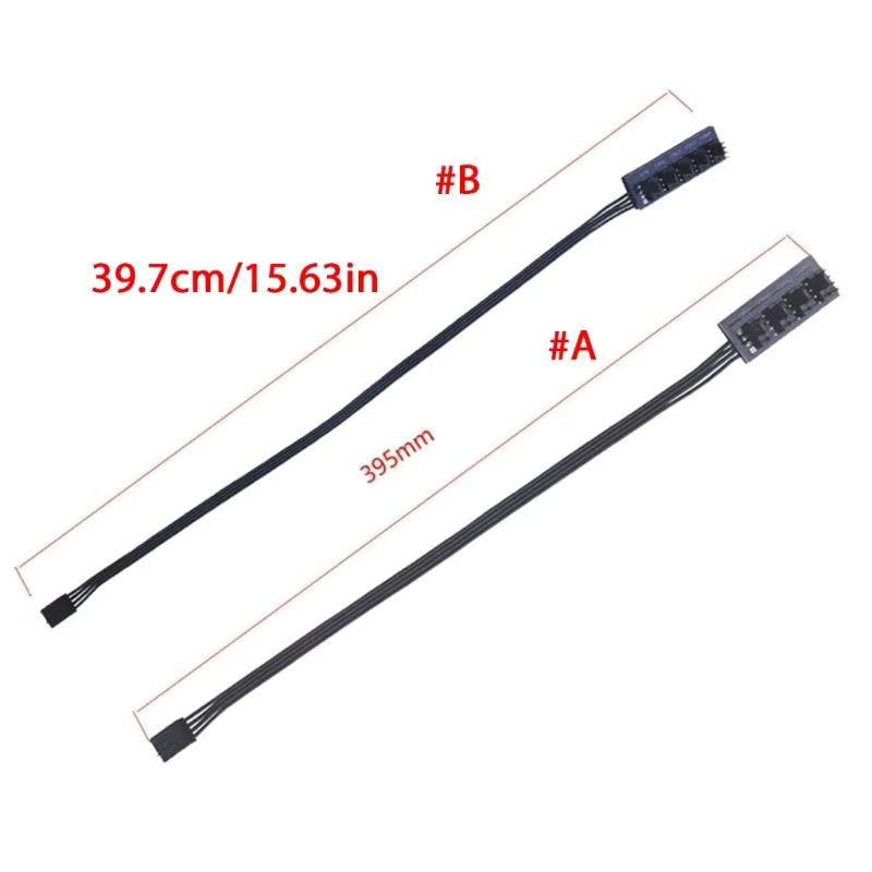 Hub / Concentrador PWM de 4 Pines para Ventiladores de PC | 4 Puertos / 5 Puertos | CTE-HUS-05