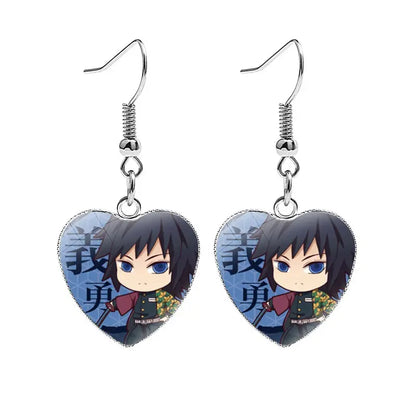 Aretes | Demon Slayer / Kimetsu no Yaiba | Set de 2 Aretes | 9 Estilos | CZG-ARE-04