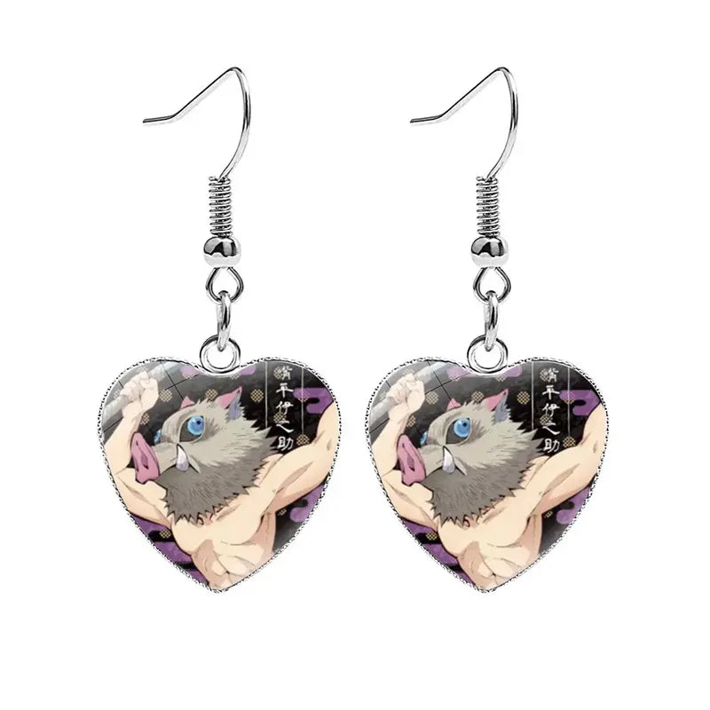 Aretes | Demon Slayer / Kimetsu no Yaiba | Set de 2 Aretes | 9 Estilos | CZG-ARE-04