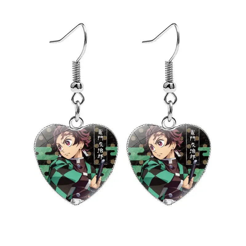 Aretes | Demon Slayer / Kimetsu no Yaiba | Set de 2 Aretes | 9 Estilos | CZG-ARE-04