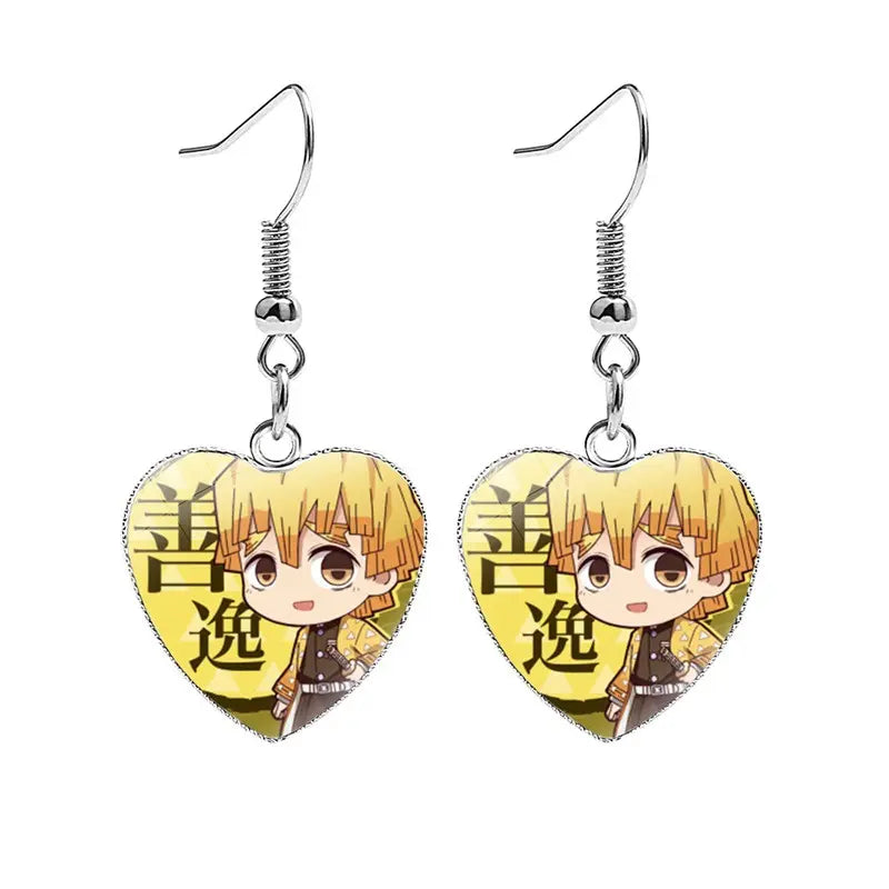 Aretes | Demon Slayer / Kimetsu no Yaiba | Set de 2 Aretes | 9 Estilos | CZG-ARE-04