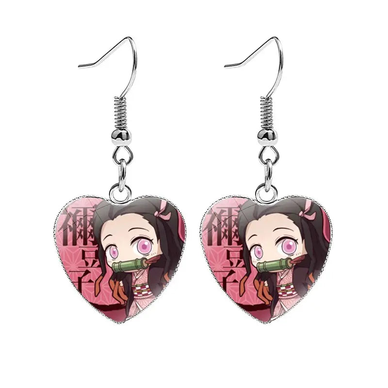 Aretes | Demon Slayer / Kimetsu no Yaiba | Set de 2 Aretes | 9 Estilos | CZG-ARE-04