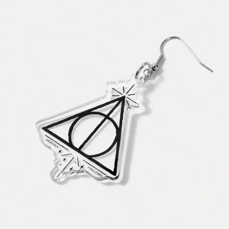 Aretes de Harry Potter | Reliquias de la Muerte | Set de 2 Aretes | Metacrilato | CZG-ARE-06