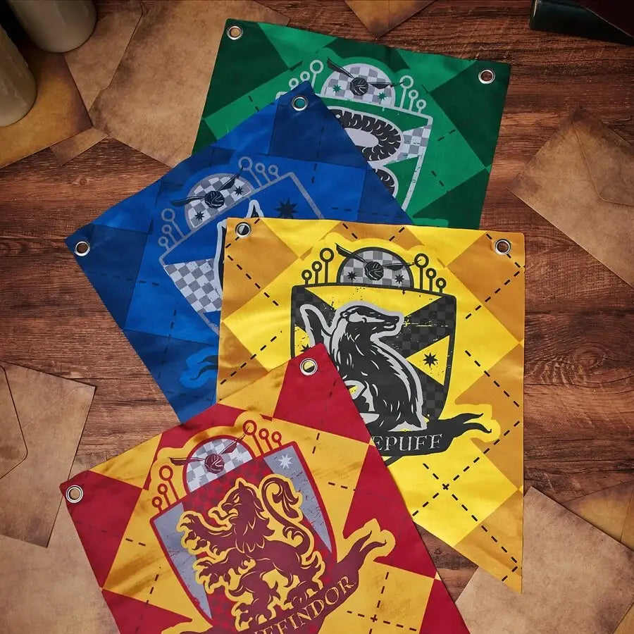 Banderines - Harry Potter | 4 Pack / Gryffindor + Ravenclaw + Hufflepuff + Slytherin | CZG-BND-01