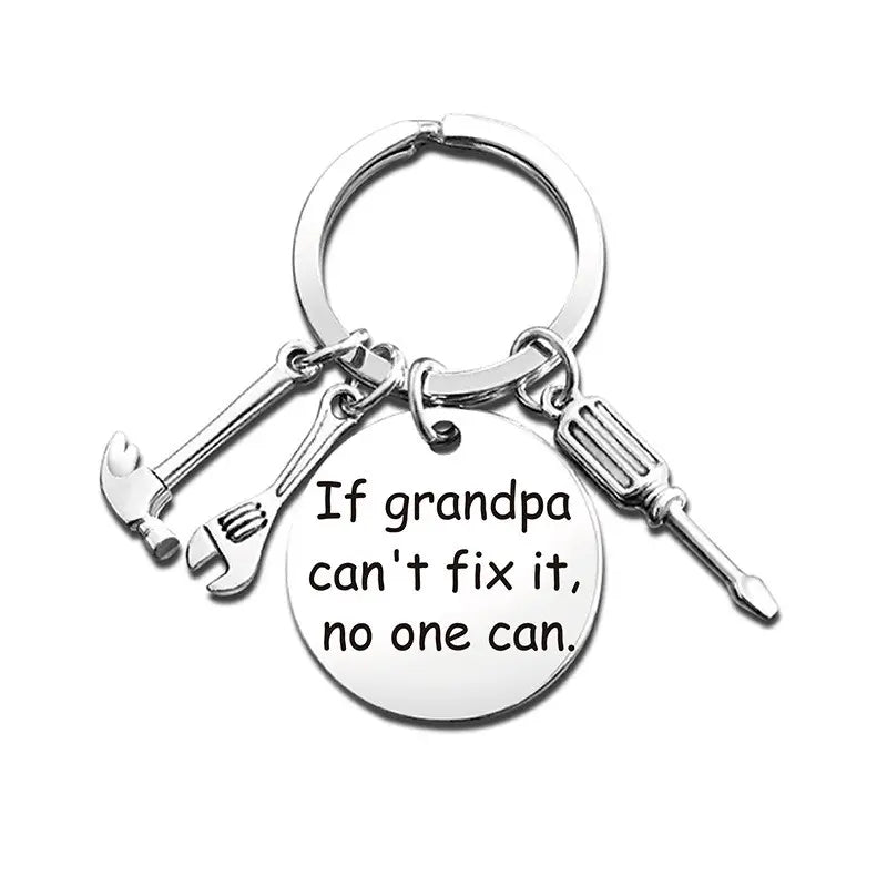 Llavero | If Dad / Daddy / Grandpa can't fix it, no one can | Acero Inoxidable | CZG-LLA-44