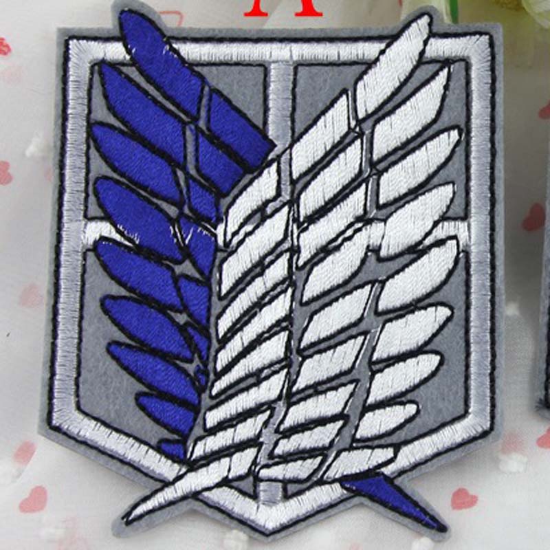 Parche / Escudete / Insignia de Attack On Titan / Shingeki No Kyojin | 7cm x 8.5cm | CZG-ESC-06