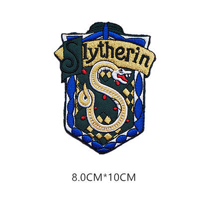 Parche / Escudete / Insignia de Harry Potter | Gryffindor / Slytherin / Hufflepuff / Ravenclaw | CZG-ESC-10