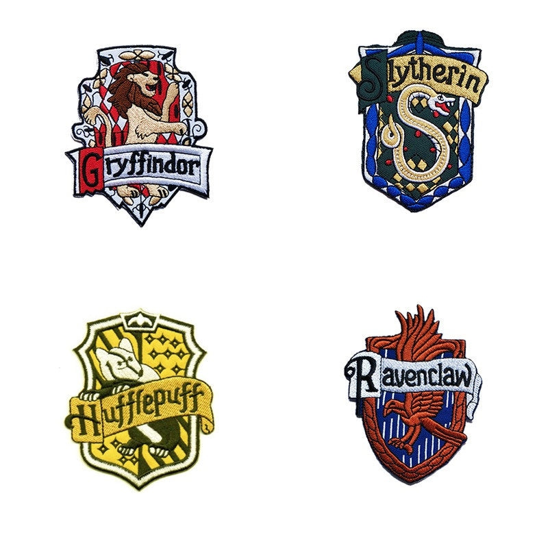 Parche / Escudete / Insignia de Harry Potter | Gryffindor / Slytherin / Hufflepuff / Ravenclaw | CZG-ESC-10