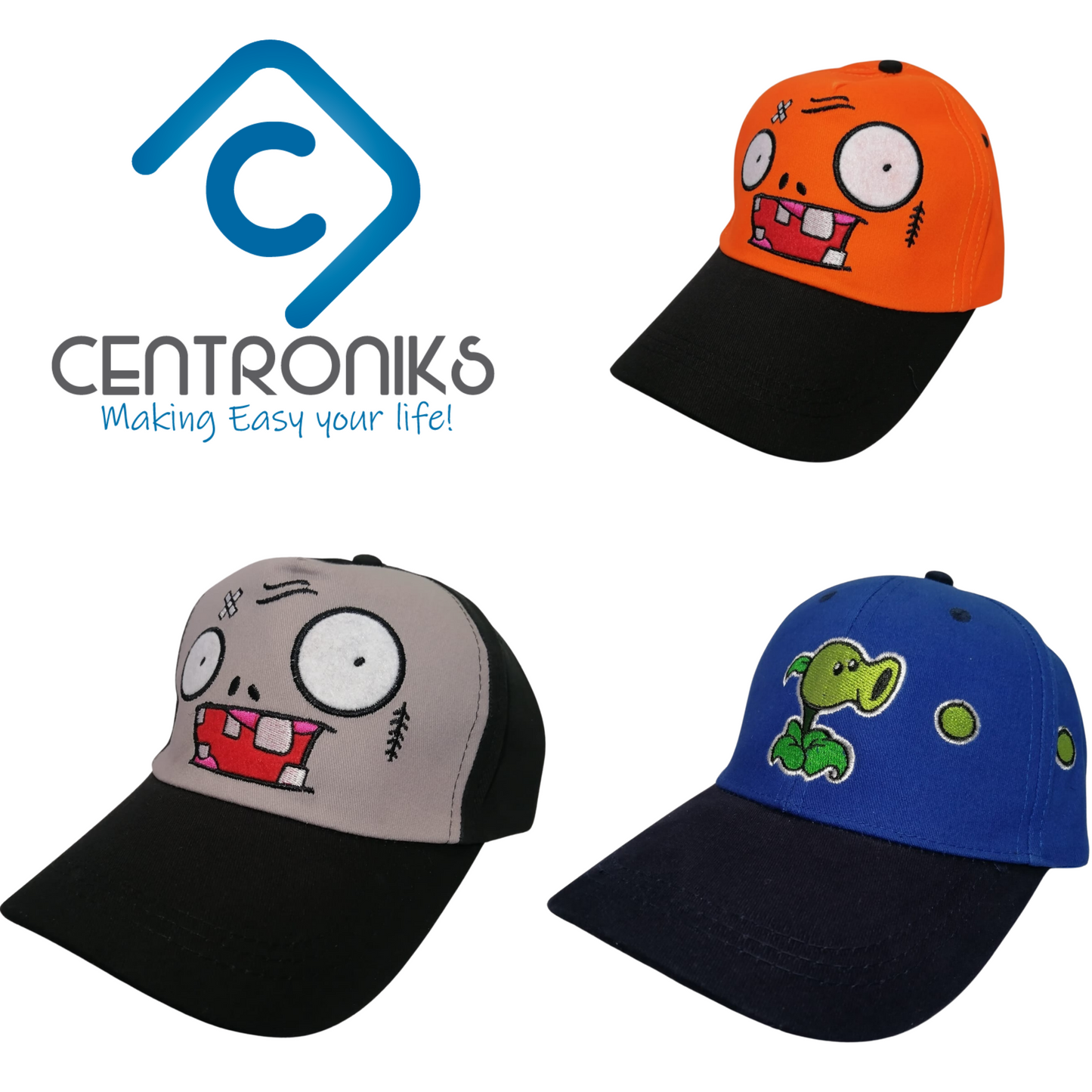 Gorra - Plants Vs. Zombies | 3 Estilos | CZG-GO-05