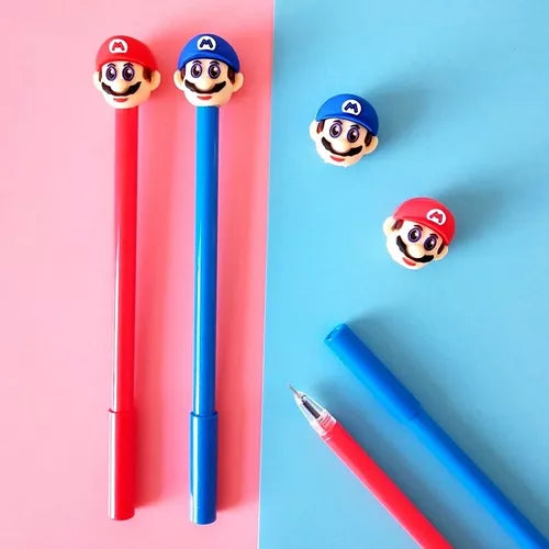 Lapicero | Super Mario | Azul / Rojo | CZG-LA-05