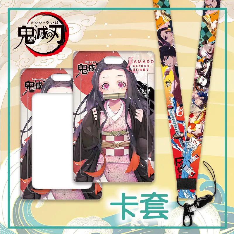 Lanyard + Porta Gafete | Demon Slayer / Kimetsu no Yaiba | 6 Estilos | CZG-LAN-02