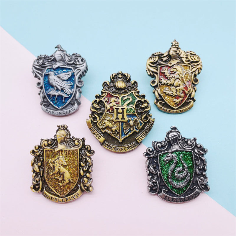 Pines - Harry Potter | 5 Pack - Hogwarts / Gryffindor / Hufflepuff / Slytherin / Ravenclaw | CZG-PIN-01