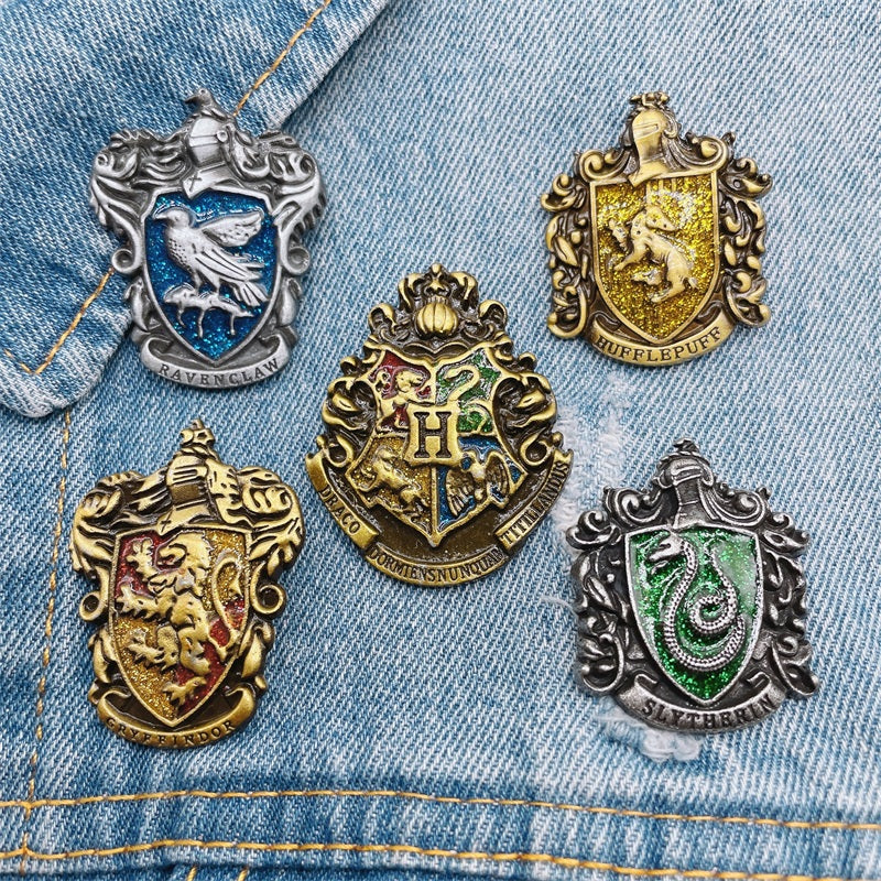 Pines - Harry Potter | 5 Pack - Hogwarts / Gryffindor / Hufflepuff / Slytherin / Ravenclaw | CZG-PIN-01