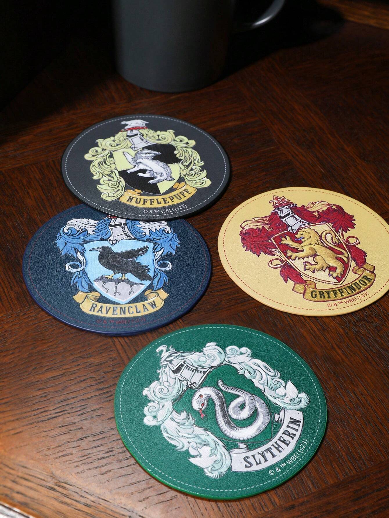 Posavasos - Harry Potter | 4 Pack / Gryffindor + Hufflepuff + Ravenclaw + Slytherin | CZG-PSV-02