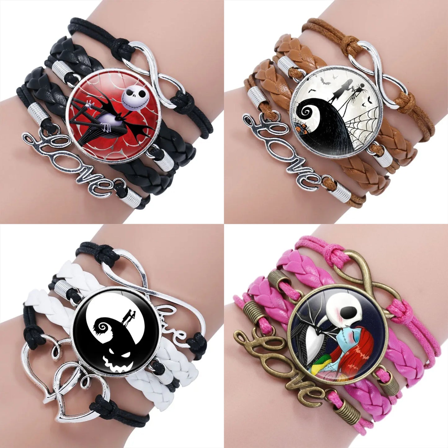 Pulsera - Jack Skellington | El Extraño Mundo de Jack | 7 Colores | CZG-PUL-06