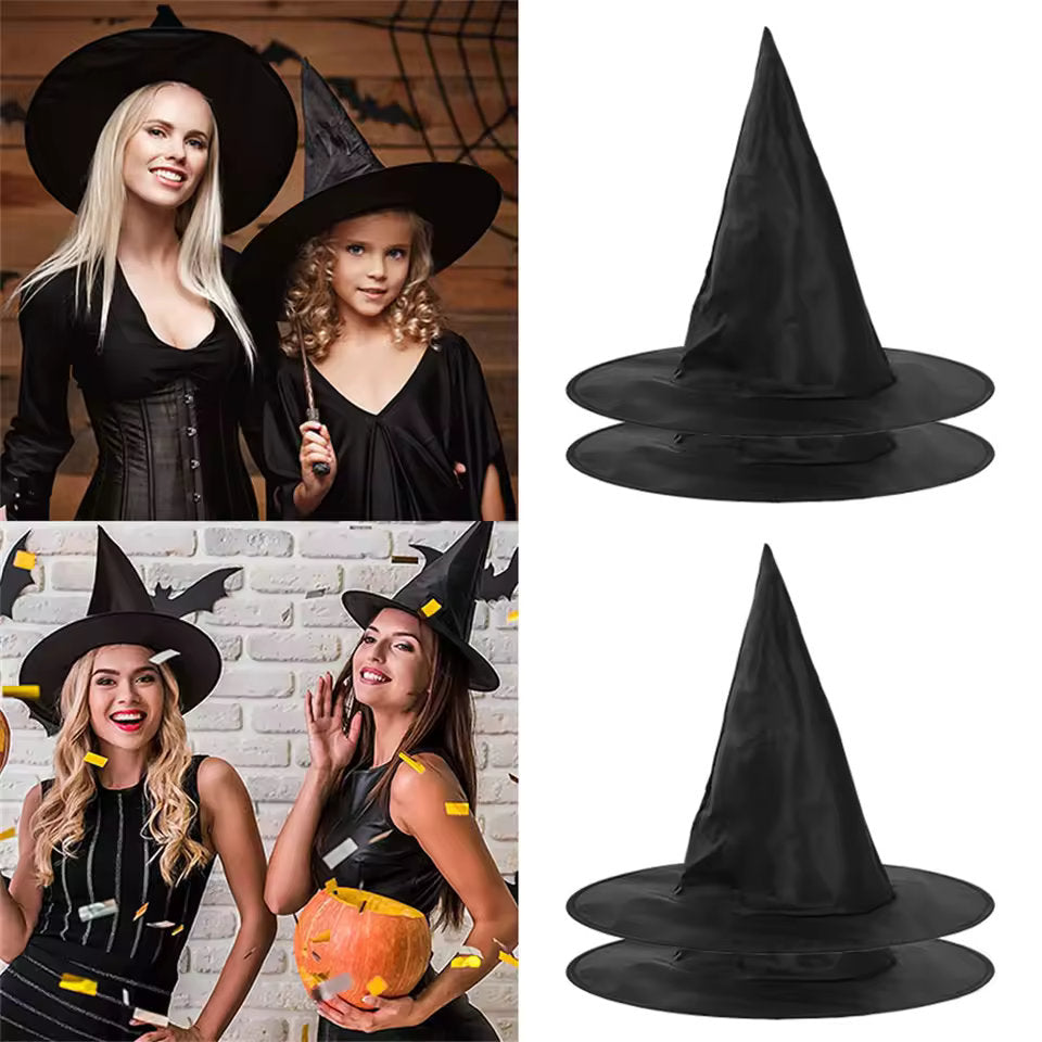 Sombrero de Bruja | Halloween / Puntiagudo | Adulto / Niño | CZG-SMB-01