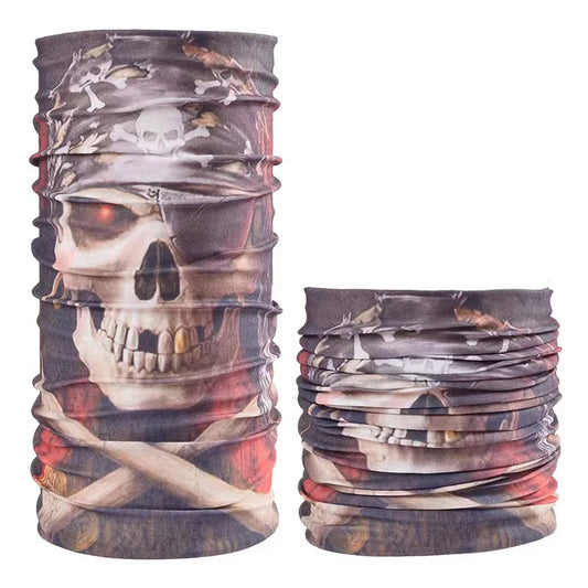 Máscara Cubre Rostros / Bandana | Calavera-Pirata | CZG-MA-13