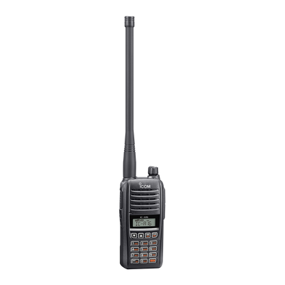 Icom IC-A16 | VHF / Banda Aérea | IP54 | MIL-STD-810 | Negro