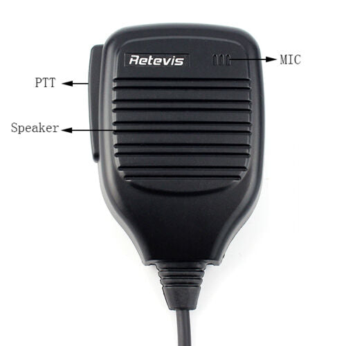 Altavoz - Micrófono (Pera) para Radios de Comunicación Motorola / HYT | M1 / 2 Pin | CRC-AM-01