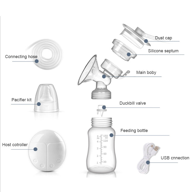 Extractor de Leche Eléctrico | USB | Blanco | CB-EL-01