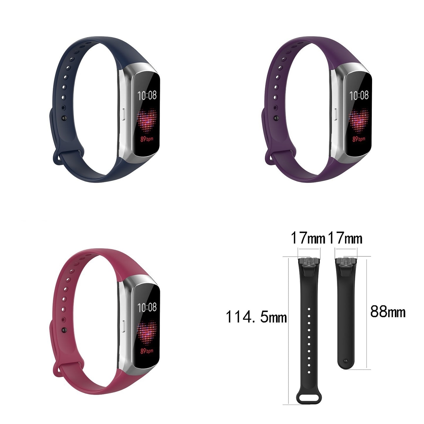 Repuesto de Brazalete para Reloj / Smartwatch Samsung Galaxy Fit | 6 Colores | CCE-COR-14