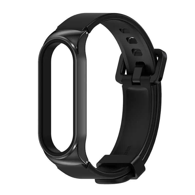 Repuesto de Brazalete para Reloj / Smartwatch Xiaomi Mi Band 7 | Marco de Metal | Negro | CCE-COR-36