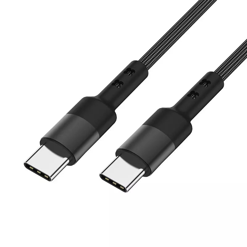 Cable USB | 2 Metros | USB C -> USB C | Negro / Rojo | CCE-CUS-07