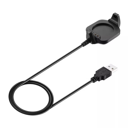 Cable/Clip 010-11029-11(R*) para Cargar Relojes Garmin Forerunner 920XT | 1 Metro | Negro | CCE-CUS-13