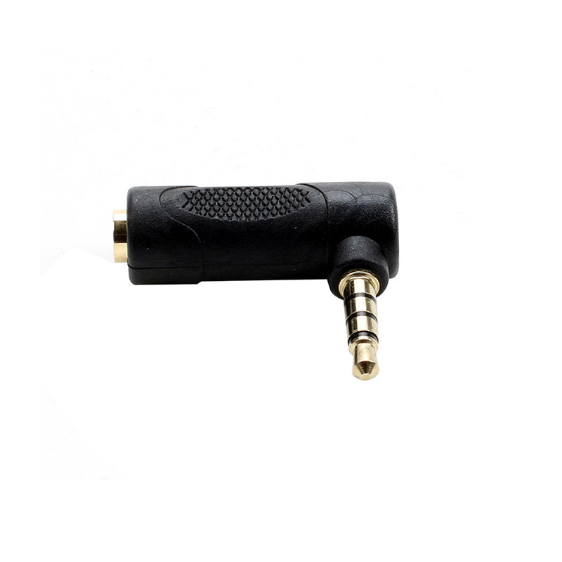 Codo / Adaptador 3.5mm Hembra - 3.5mm Macho | Negro | CE-AD-13