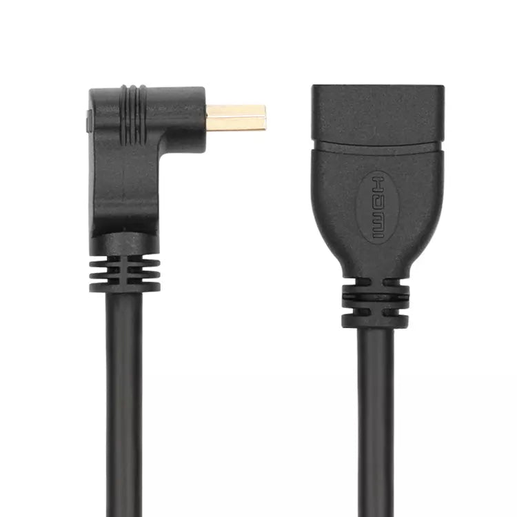 Poyiccot Cable de extensión HDMI 2.0 de 90 grados, extensor HDMI de alta  velocidad de ángulo izquierdo HDMI macho a hembra 60Hz, 4K 2K (F/M  izquierda)