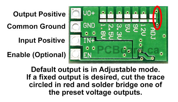 Módulo - Mini Fuente de Alimentación / Convertidor DC-DC Reductor | Ajustable 0.8V - 17V | 3A | CE-ARD-03