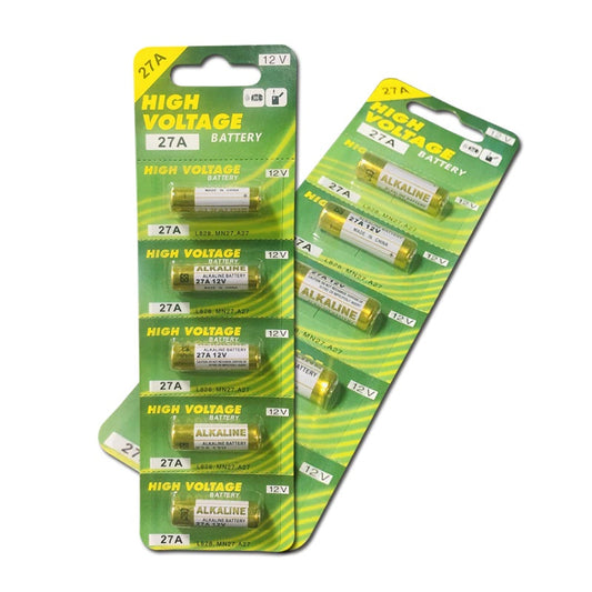 Pila - Batería Alcalina 27A / GP27A / MN27 / L828 / V27A / A27BP / G27A / 8LR732 | 12V / 22mAh | CE-BAT-13