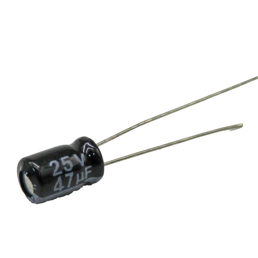 Capacitor Electrolítico Radial | 5 Pack | 25V | 10uF - 470uF | CE-CAP-02