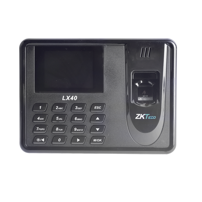 Reloj Biométrico ZKTeco LX-40Z | Control de Tiempo y Asistencia  | USB | CE-CTA-01