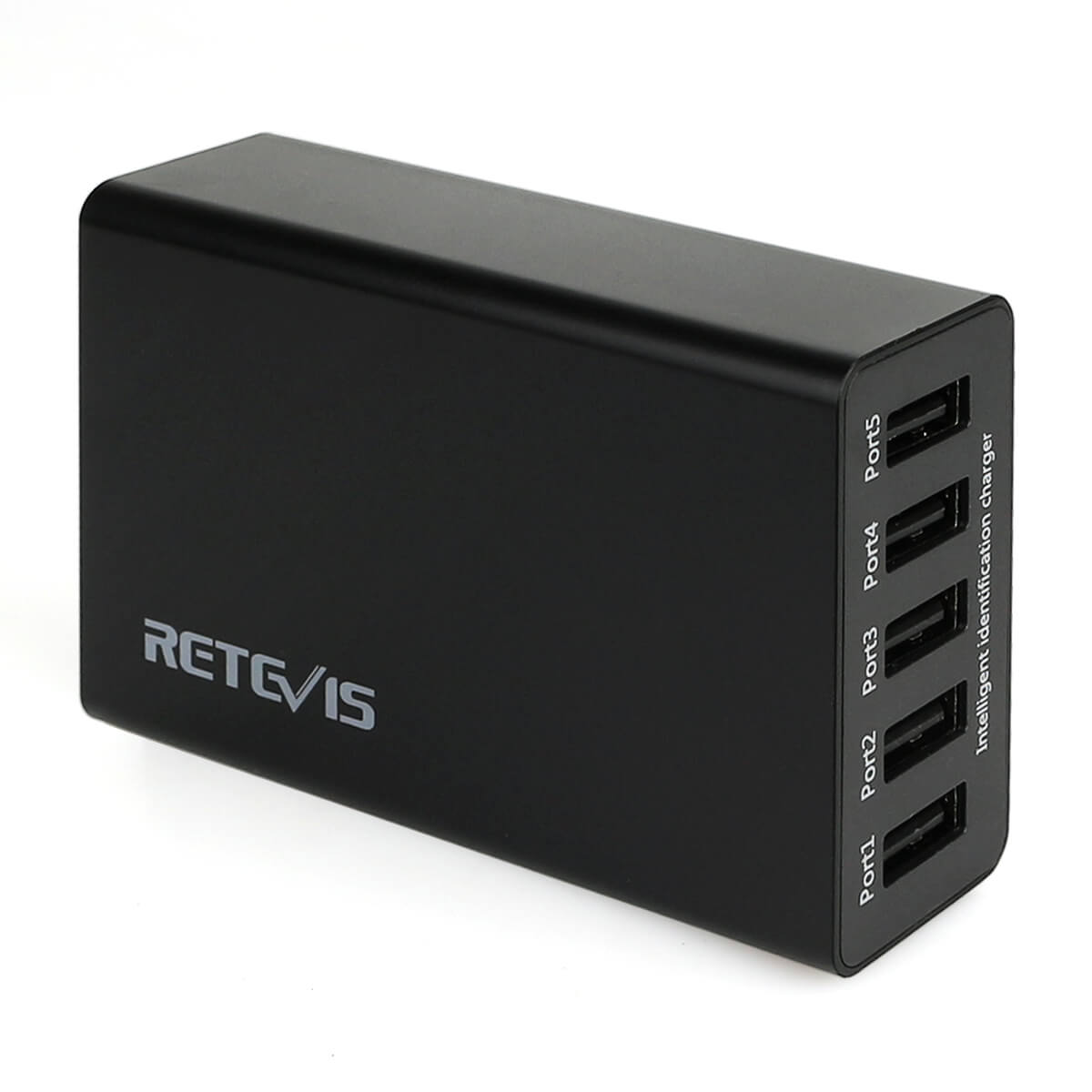 Estación de Carga Retevis RTC501 | 5 Puertos de Carga USB | 40W | 5V / 8A | CE-ECA-01