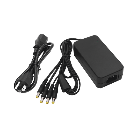 Fuente de Poder Epcom Powerline PLK12DC4CH con 4 Salidas tipo Jack de Alimentación | 12V / 5A | CE-FPR-04